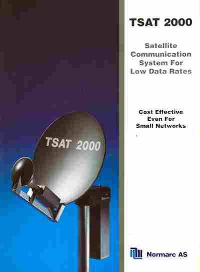 Буклет TSAT 2000 Satellite Communication System for Low Data Rates, 55-1018, Баград.рф